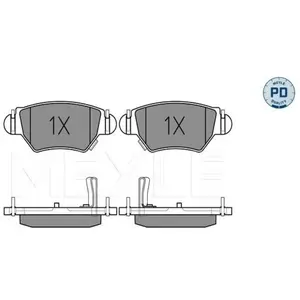 Meyle 0252325817/PD Motorcraft Kit de plaquettes de frein, frein à disque pas cher