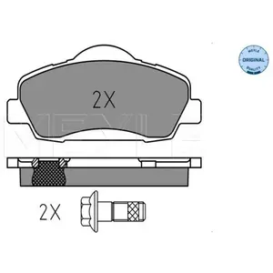 Kit de plaquettes de frein, frein à disque MEYLE-ORIGINAL Quality 0252525118 pas cher