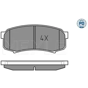 Meyle 0252194715/PD Motorcraft Kit de plaquettes de frein, frein à disque pas cher