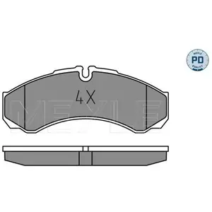 MEYLE Plaquettes de frein X4 pour IVECO: Daily (Ref: 025 291 2120/PD) pas cher