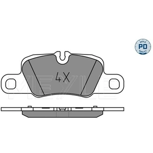 Kit de plaquettes de frein, frein à disque MEYLE-PD Quality 0252455416/PD pas cher