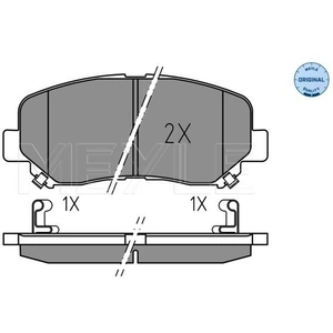 MEYLE Plaquettes de frein X4 pour MAZDA: CX-5 (Ref: 025 255 6416) pas cher