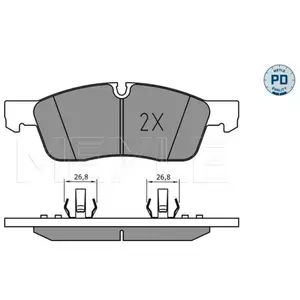 Kit de plaquettes de frein, frein à disque MEYLE-PD Quality 0252519219/PD pas cher