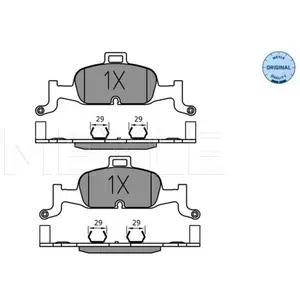Kit de plaquettes de frein, frein à disque MEYLE-ORIGINAL Quality 0252240216 pas cher