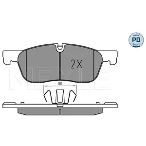Kit de plaquettes de frein, frein à disque MEYLE-PD Quality 0252214519/PD pas cher