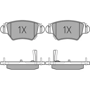 Meyle 025 232 5817/W Kit de plaquettes de frein, frein à disque pas cher