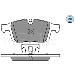 MEYLE Plaquettes de frein X4 pour VOLVO: XC 60 (Ref: 025 223 8619/PD) pas cher