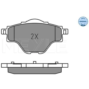Kit de plaquettes de frein, frein à disque MEYLE-ORIGINAL: True to OE. 0252582717 pas cher