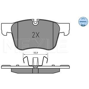 Kit de plaquettes de frein, frein à disque MEYLE-ORIGINAL: True to OE. 0252583317 pas cher