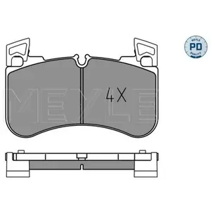 Kit de plaquettes de frein, frein à disque MEYLE-PD: Advanced performance and design. 0252058117/PD pas cher