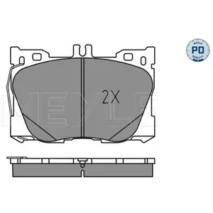 Kit de plaquettes de frein, frein à disque MEYLE-PD: Advanced performance and design. 0252258618/PD pas cher