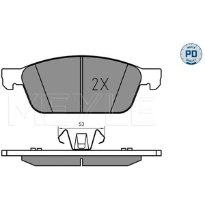 MEYLE Plaquettes de frein X4 pour FORD: Connect (Ref: 025 255 5518/PD) pas cher