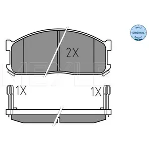 Meyle 025 200 0215/W Kit de plaquettes de frein, frein à disque pas cher