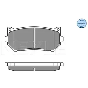 Meyle 025 234 5513/W Kit de plaquettes de frein, frein à disque pas cher