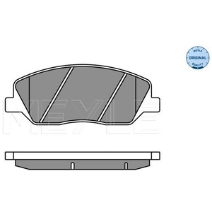 Jeu de 4 plaquettes de frein MEYLE, par ex. pour Hyundai, Ssangyong, KIA pas cher
