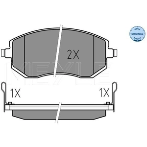 Meyle 025 238 6517/W Kit de plaquettes de frein, frein à disque pas cher