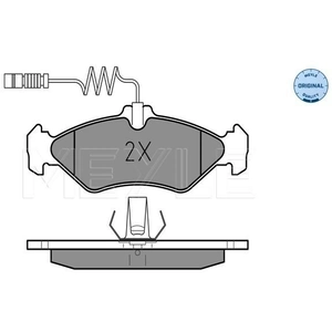 Kit de plaquettes de frein, frein à disque MEYLE-ORIGINAL Quality 0252162117 pas cher