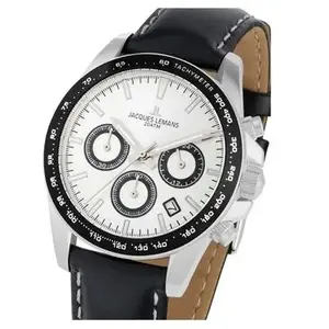 Montre Jacques Lemans 1-1877B, Quartz, 40mm, 20ATM pas cher