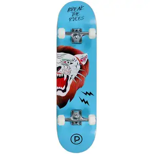 Comparateur de prix : Skate Shortboard - PLAYLIFE - Lion Blanc - Pour enfants à partir de 6 ans - Poids jusqu'à 100 kg - 4 roues