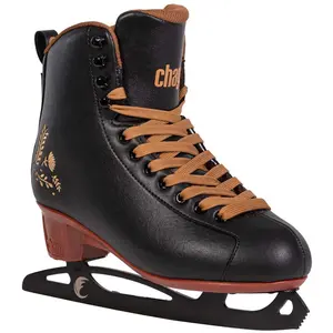 Patin à glace femme Chaya Merlot Noir 39 902283 pas cher