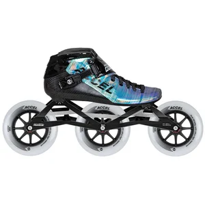 Comparateur de prix : Powerslide Patins En Ligne Accel Race Reflective 125