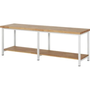 Rau établi modèle 8000 avec étagère LxPxH 2500x700x840mm
