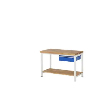 Rau établi modèle 8001 avec étagère LxPxH 1250x700x840mm