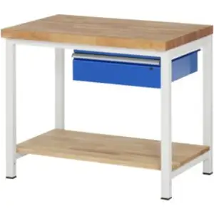 Établi Rau modèle 8001 avec tablette LxPxH 1000x700x840mm pas cher