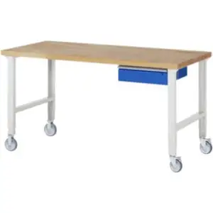 Rau Établi mobile réglable en hauteur 7001A1, L2000xP900xH950-1000mm