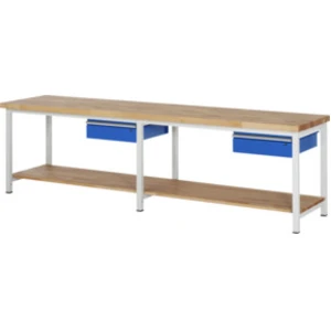 Rau Établi réglable en hauteur 8001A7, L3000xP700xH840-1040mm, 2x tiro... pas cher