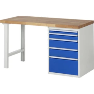 Établi Rau modèle 7511 avec 5 tiroirs l x p x h 1500x900x840mm