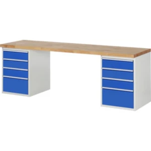 Établi Rau modèle 7510 avec 8 tiroirs l x p x h 2500x900x840mm pas cher