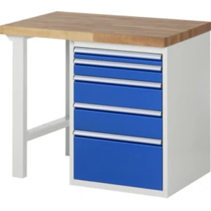 Établi Rau modèle 7511 avec 5 tiroirs l x p x h 1000x700x840mm