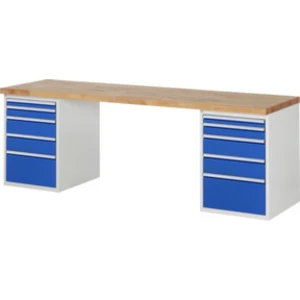 Établi Rau modèle 7511 avec 10 tiroirs l x p x h 2500x900x840mm