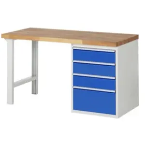 Établi Rau modèle 7510 avec 4 tiroirs l x p x h 1500x700x840mm