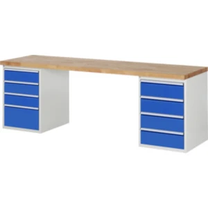 Rau Établi 7820A3, L2500xP700xH890mm, 8x tiroirs-TA pas cher