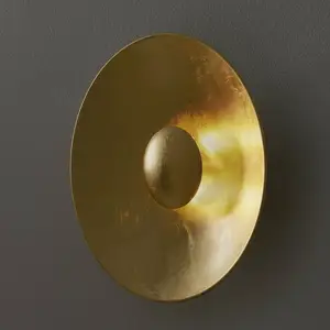 Kögl Applique murale Aura Sol en finition dorée Ø 40 cm pas cher
