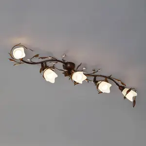 Kögl Plafonnier Campana, à 5 lampes, courbé pas cher