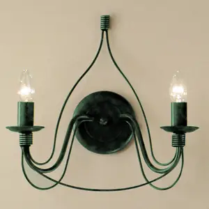 Kögl Applique FILO à 2 ampoules, vert antique pas cher