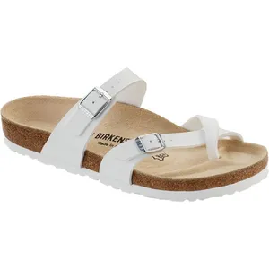 Birkenstock Mayari Birko-Flor - Sandales White 44 - Étroit pas cher