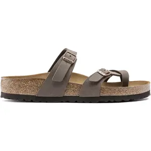 Birkenstock Femme Mayari Birko-Flor Nubuck Tongs, Moka, 36 Eu Uk pas cher