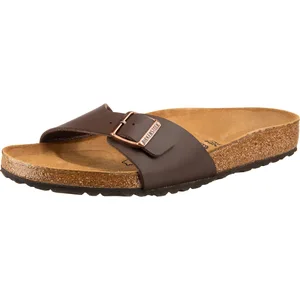 Birkenstock Madrid - Claquettes - Homme - BRUN FONCÉ - 44 EU Normal pas cher