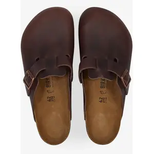 Comparateur de prix : Pantoufles Birkenstock Boston Oiled Nubuck Habana EU 45 Regular