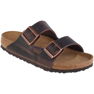 Birkenstock Arizona Oiled Leather - Sandales Habana 39 - Étroit pas cher