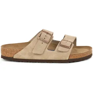 Comparateur de prix : Birkenstock Arizona Sfb Cuir Suède, Sandales Bout ouvert Homme, Beige (Taupe Taupe), 45 EU Normale