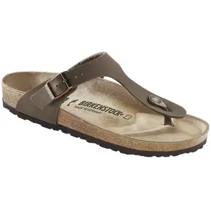 Birkenstock Gizeh - Tongs mixte adulte - Nubuk Mocca - 38 EU (étroit) pas cher