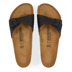 Birkenstock Sandales Birkenstock Madrid Flor M Bk040791 Noir - 44 pas cher