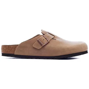 Birkenstock Boston Oiled Leather - Sandales Tabacco Brown 47 - Normal pas cher