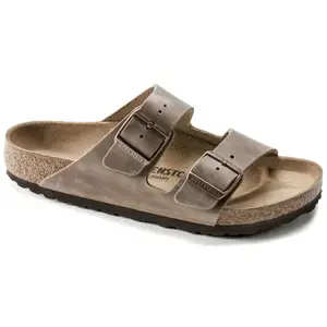 Birkenstock Arizona Oiled Leather - Sandales Tobacco Brown 37 - Normal pas cher