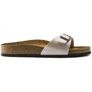 Birkenstock Mules Birkenstock Madrid Flor W Beige - 37 pas cher